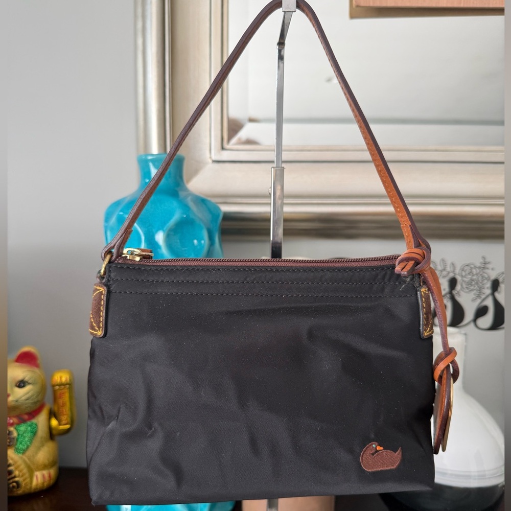 Dooney & Bourke Black Nylon Small Shoulder Bag